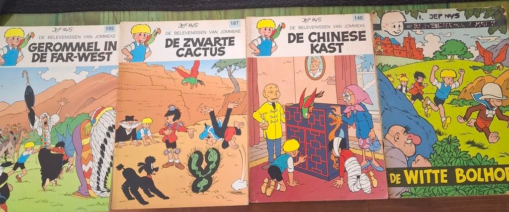 4strips van jommeke, Ophalen of Verzenden