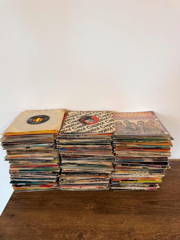 354 vinyl singles jaren 60-80 – groot lot, Cd's en Dvd's, Vinyl Singles, Pop, 7 inch, Ophalen