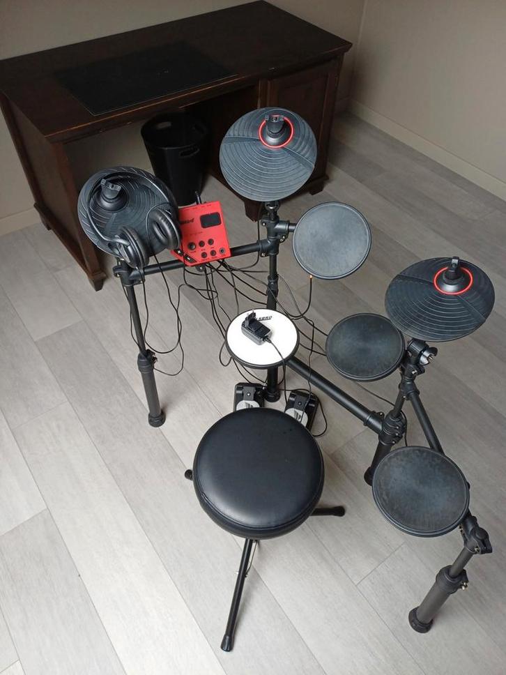 Carlsbro elektronische drumset + kruk, Muziek en Instrumenten, Drumstellen en Slagwerk, Ophalen
