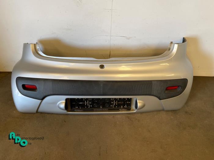 Achterbumper van een Citroen C1 (C1 05-) (KTB), Gebruikt, -, Ophalen of Verzenden, Bumper