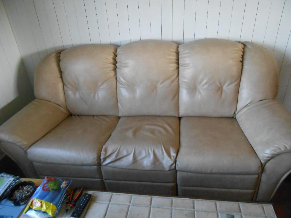 gratis twee en drie zit, Maison & Meubles, Autres dimensions, Autres matériaux, Banc droit, Enlèvement