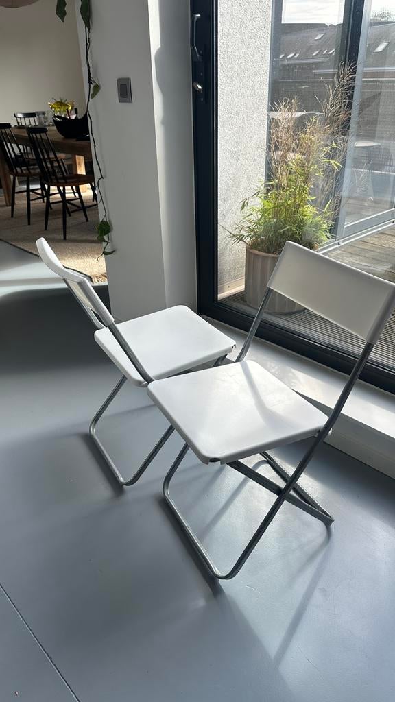 2 chaises pliantes IKEA, Maison & Meubles, Enlèvement, Comme neuf