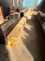 Partij houten balken en betonplex platen, Ophalen, Zo goed als nieuw, Balken