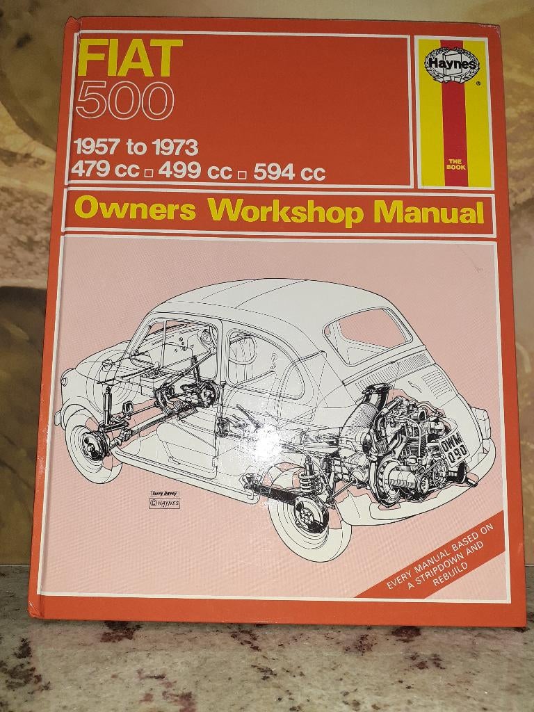FIAT 500, Haynes, Manuel d'atelier, Workshop Manual, Enlèvement ou Envoi