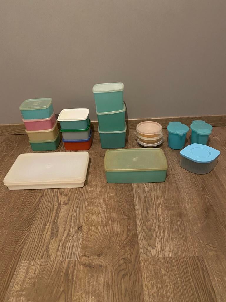 Tupperware opbergdoosjes en brooddoos, Ophalen, Zo goed als nieuw