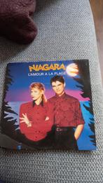 vinyl (45T) niagara "l'amour a la plage", Ophalen, 1980 tot 2000, Zo goed als nieuw