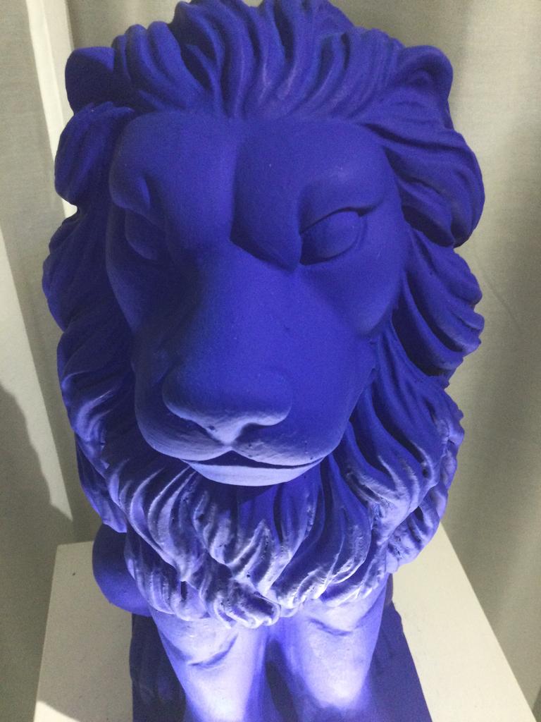 Iconic Blue Art Lion, Ophalen