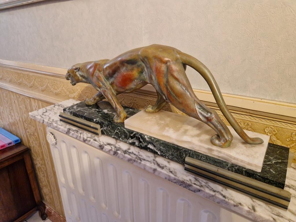 Panthère art-déco Nollet, Antiquités & Art, Enlèvement