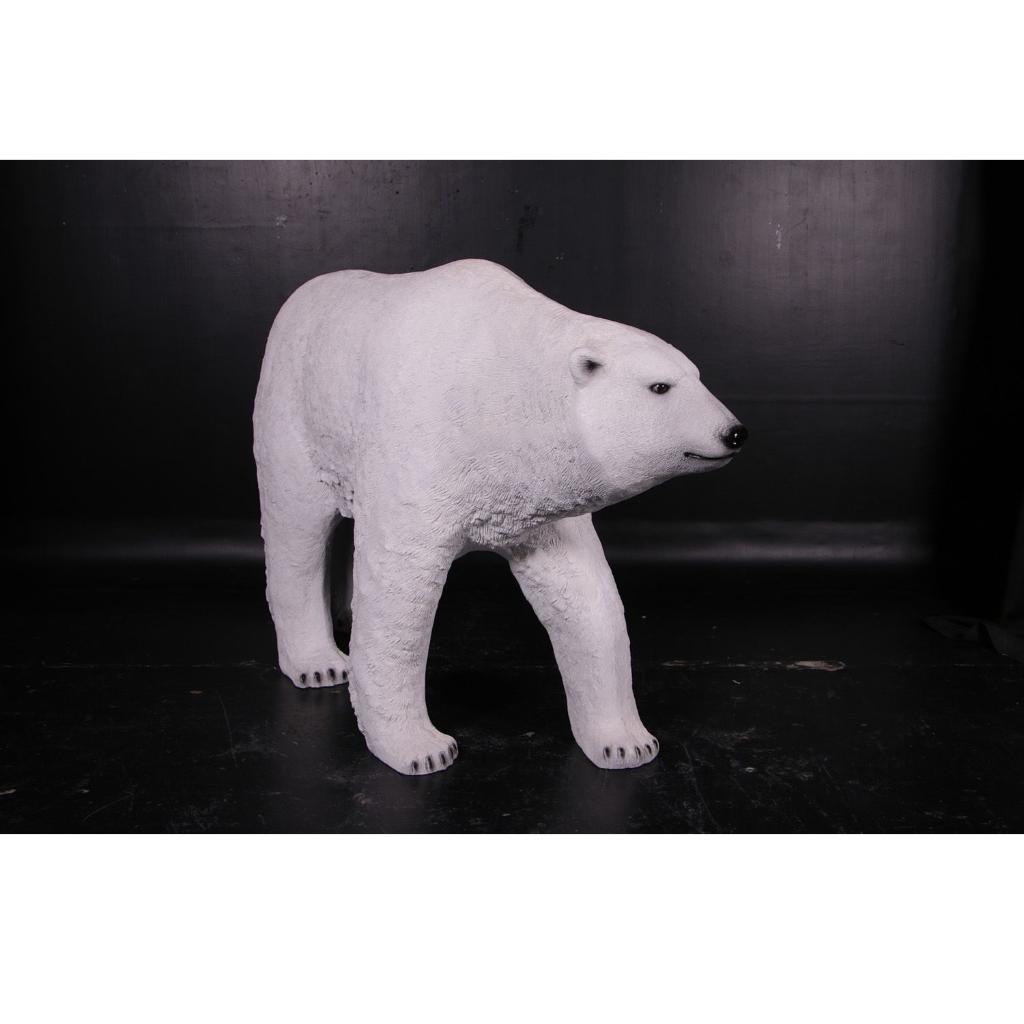 Polar Bear ijsbeer – Poolbeer beeld Lengte 193 cm, Ophalen, Nieuw