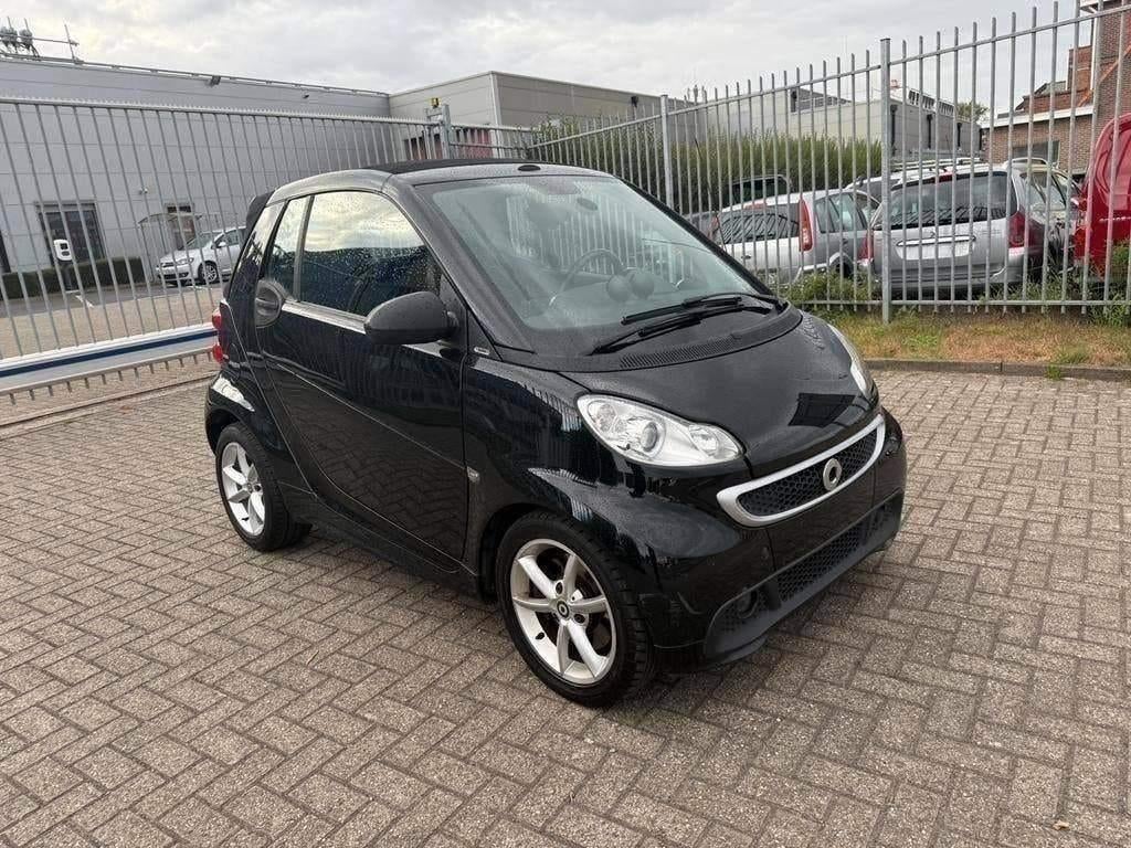 SMART FOR TWO / 1.0 TURBO / CABRIOLET/ LEZ OK, Auto's, Smart, Automaat, Euro 5, Achterwielaandrijving, Zwart