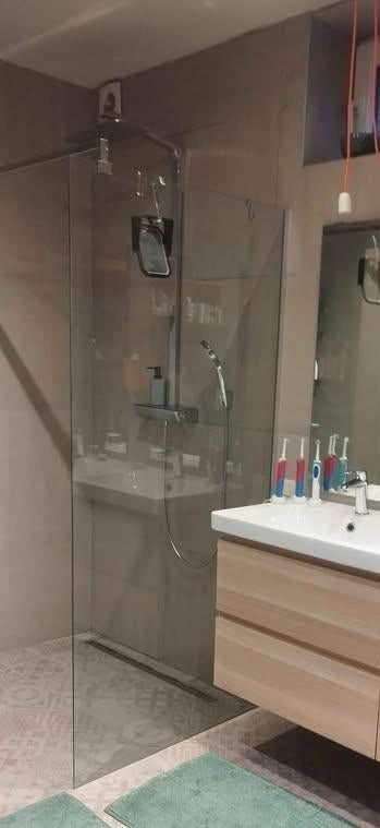 URGENT PAROI DE DOUCHE ITALIENNE 90X200, Bricolage & Construction, Sanitaire, Utilisé, Douche, Verre, Enlèvement