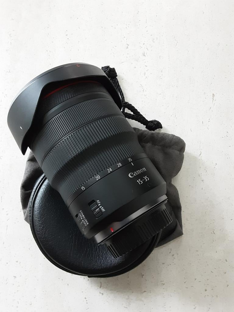 Canon RF 15-35mm F/2.8L IS USM objectief, Ophalen of Verzenden, Zo goed als nieuw, Groothoeklens, Zoom