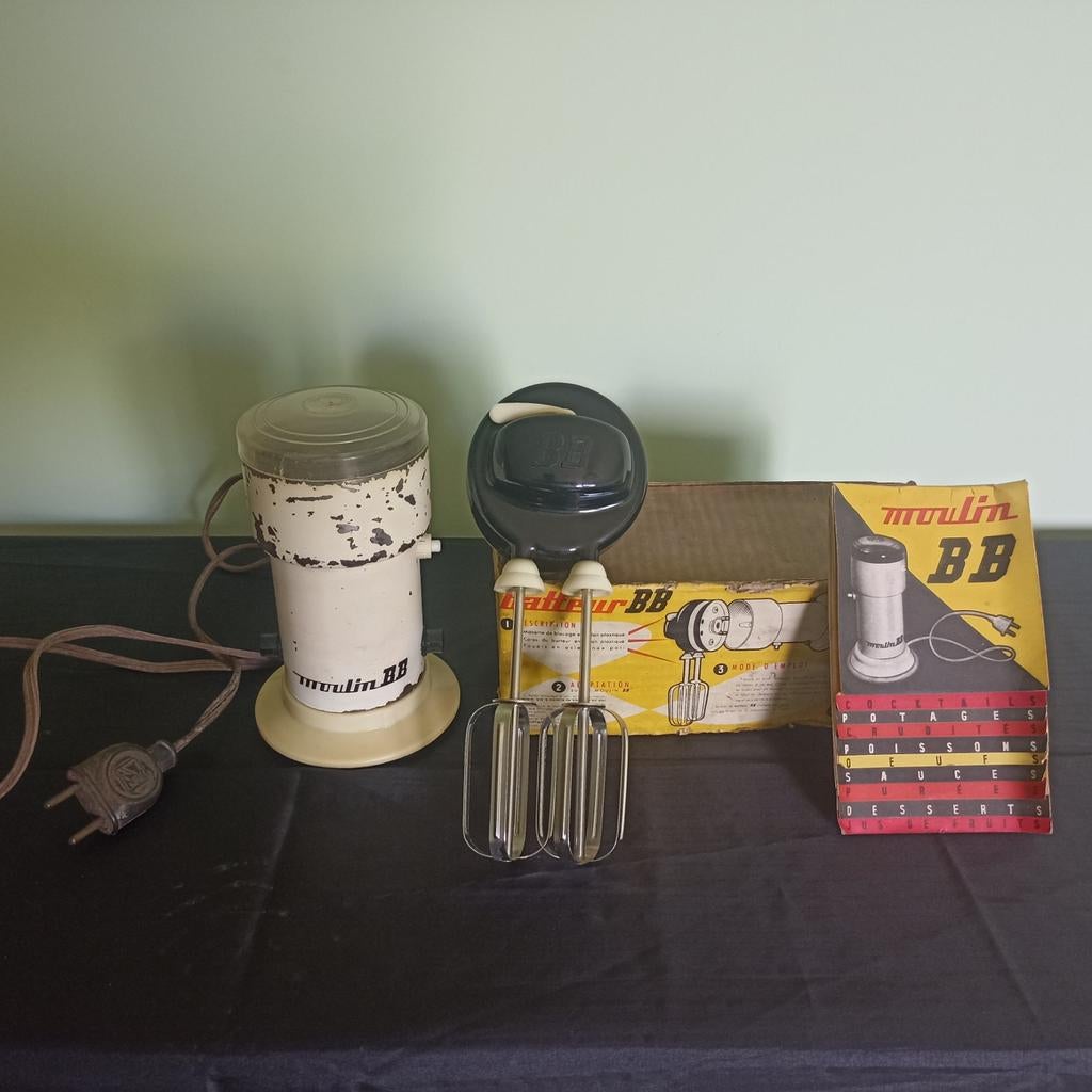 Pièce de musée : Moulinex Moulin BB original (1954) — Année, Enlèvement ou Envoi