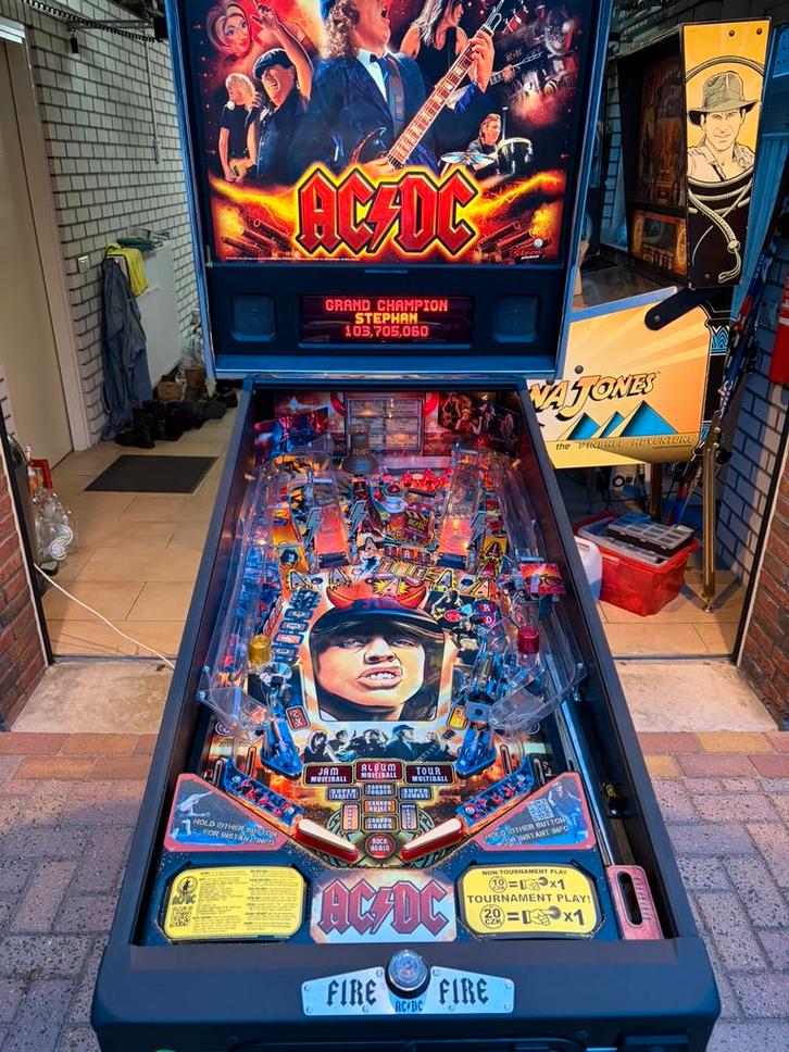 flipper AC/DC HUO, Collections, Machines | Flipper (jeu), Neuf, Imprimante matricielle, Stern, Enlèvement ou Envoi