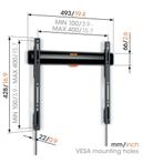 TV beugel Vögel TVM 3405 COMFORT Serie, Audio, Tv en Foto, Televisiebeugels, Ophalen, Zo goed als nieuw