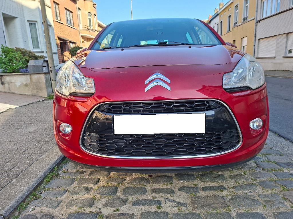 Citroen C3 1.6i AUT. GPS. EXCLUSIVE, Autos, Citroën, Rouge, Euro 5, Airbags, Entretenue par le concessionnaire