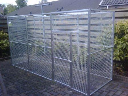 Nieuwe Aluminium Volière 3 meter lang x 2meter hoog x 1m, Dieren en Toebehoren, Vogels | Hokken en Kooien, Nieuw, Volière, Aluminium