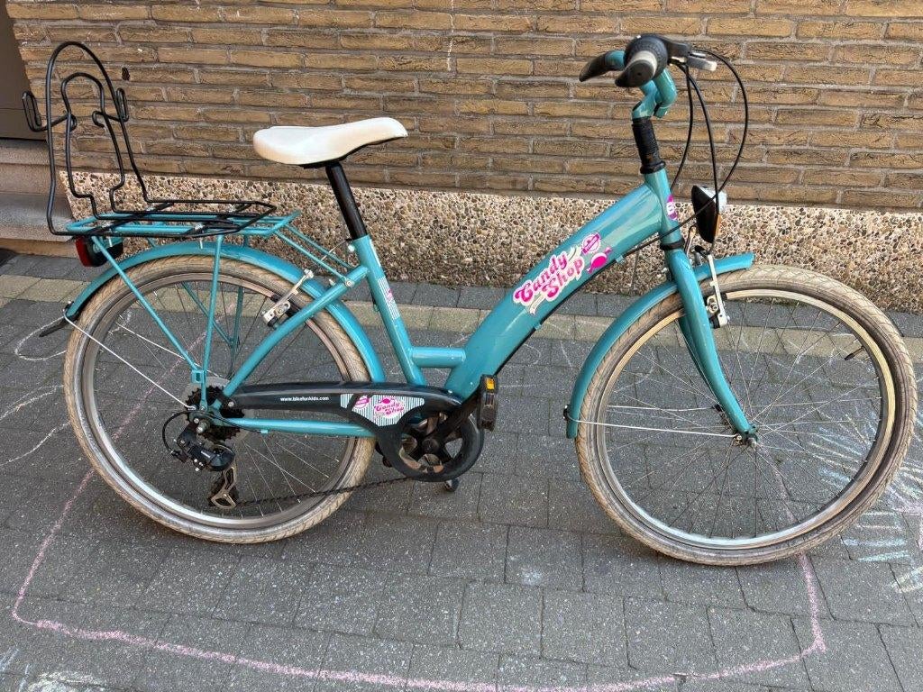 Meisjesfiets 8-12 jaar, Ophalen, 24 inch, Versnellingen, Zo goed als nieuw
