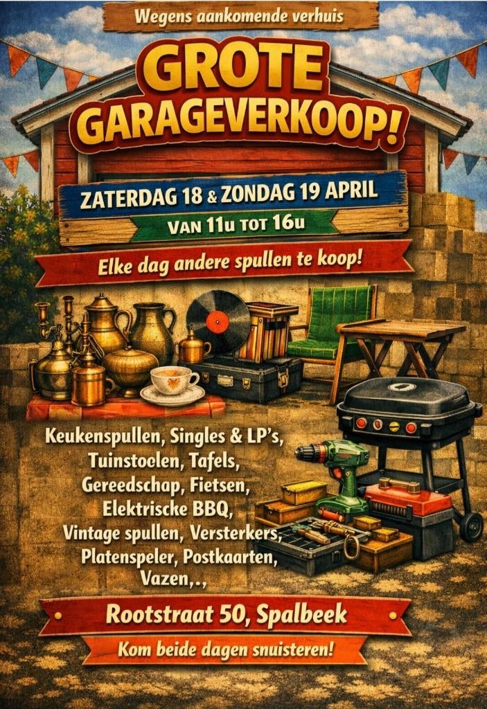 Garageverkoop, Ophalen, Gebruikt