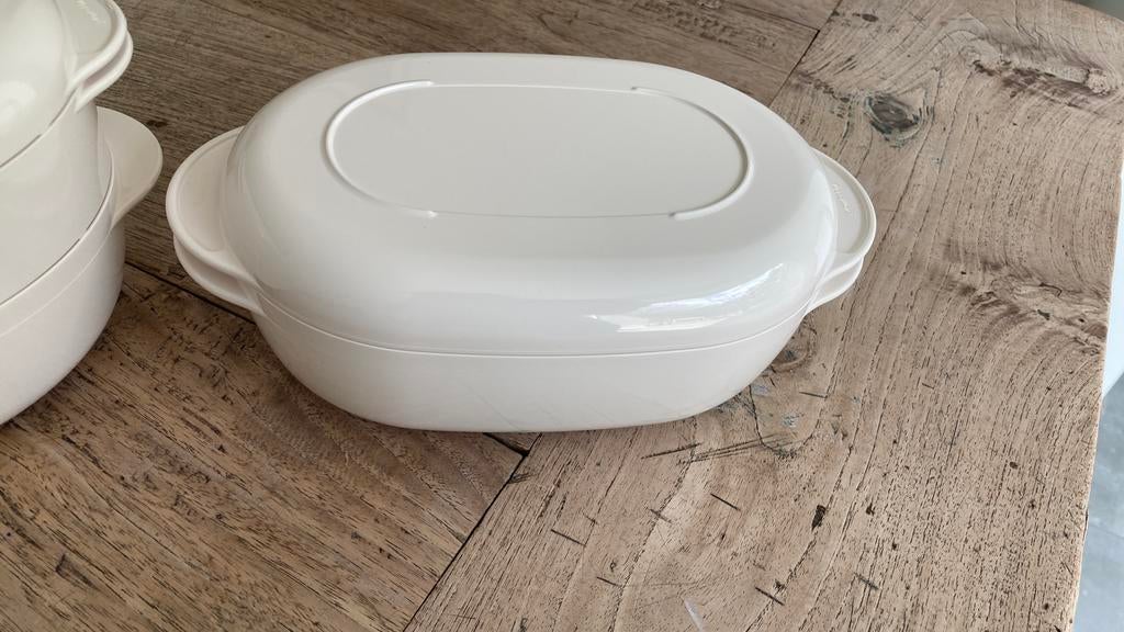 Microcook Tupperware, Maison & Meubles, Cuisine| Tupperware, Comme neuf, Balance, Crème, Enlèvement