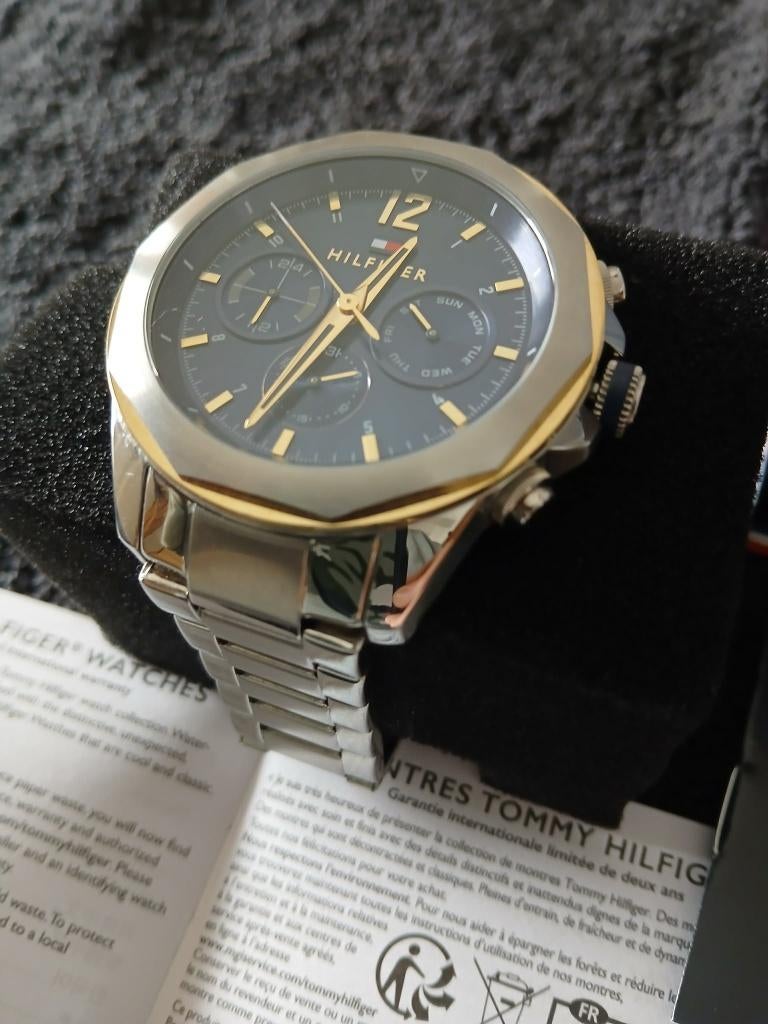 Tommy Hilfiger horloge, Staal, Polshorloge, Nieuw, Zilver