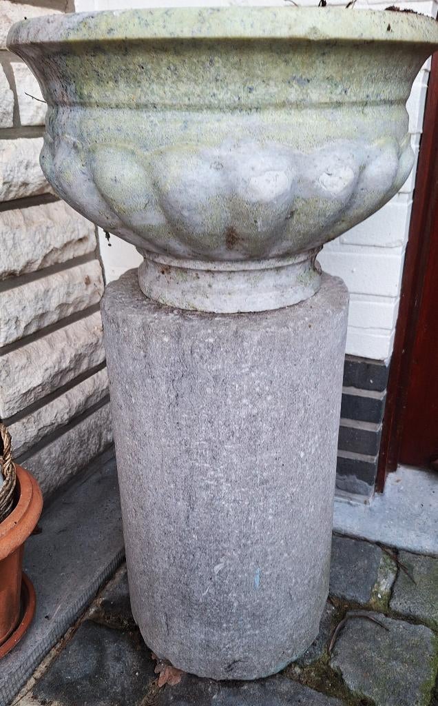 arduinen zuil - arduinen ronde zuil 60 cm hoog, Ophalen, Gebruikt, Rond, 60 tot 100 cm