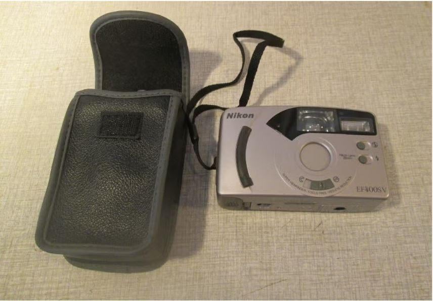 Vintage Nikon EF400SV 35 mm Camera, Ophalen of Verzenden, Zo goed als nieuw, Compact, Nikon