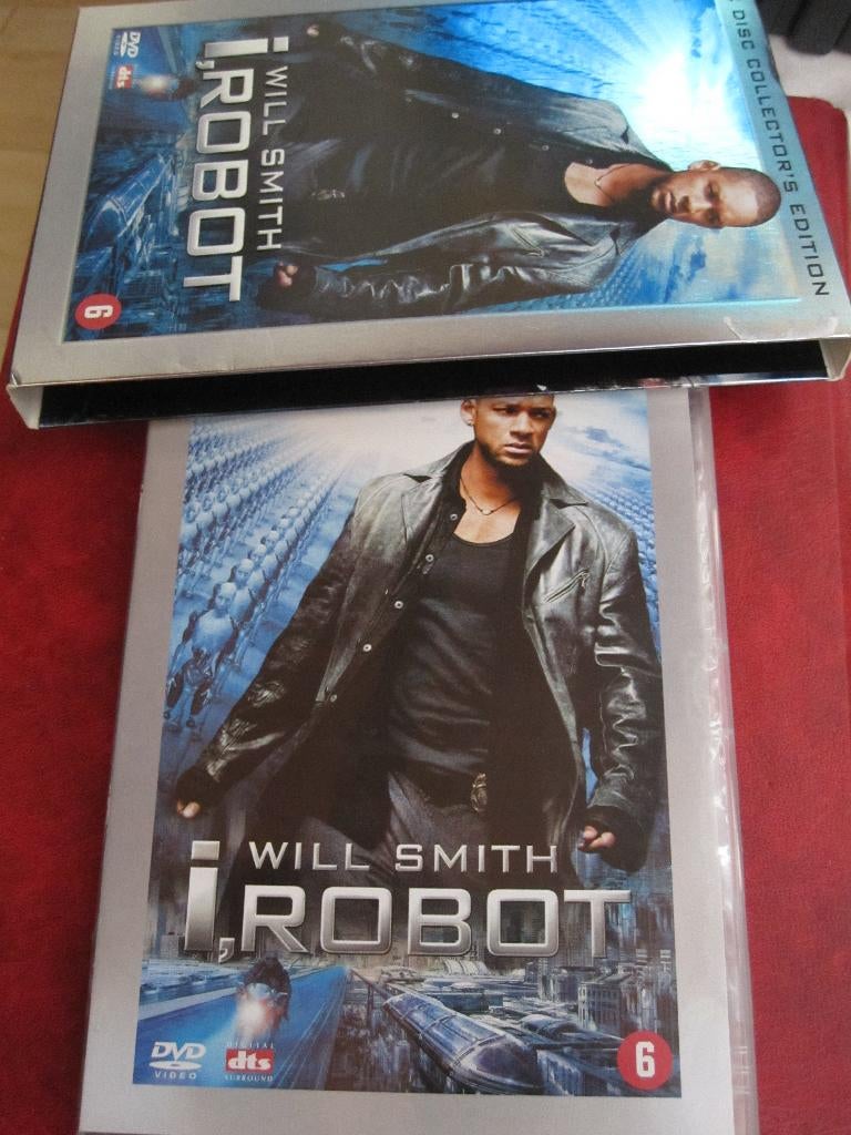 I, Robot (2004) 2 disques, CD & DVD, DVD | Action, Comme neuf, Thriller d'action, Coffret, À partir de 6 ans, Enlèvement ou Envoi
