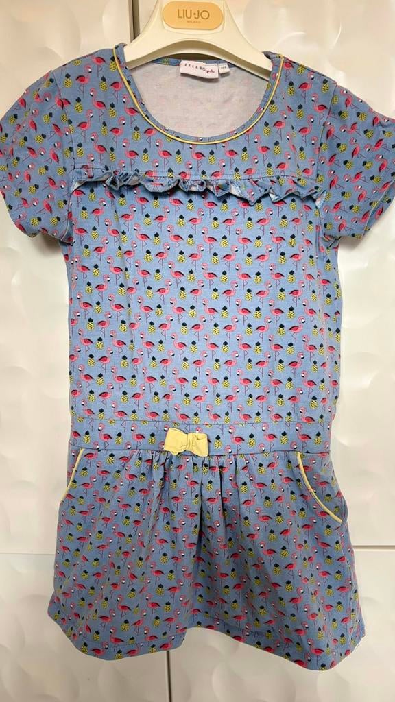 Mooie zomerjurk blauw, Gebruikt, Meisje, Ophalen of Verzenden, Jurk of Rok