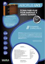 toile pour bardage ajoure, Bricolage & Construction, Enlèvement, Neuf, 15 m² ou plus, Toile