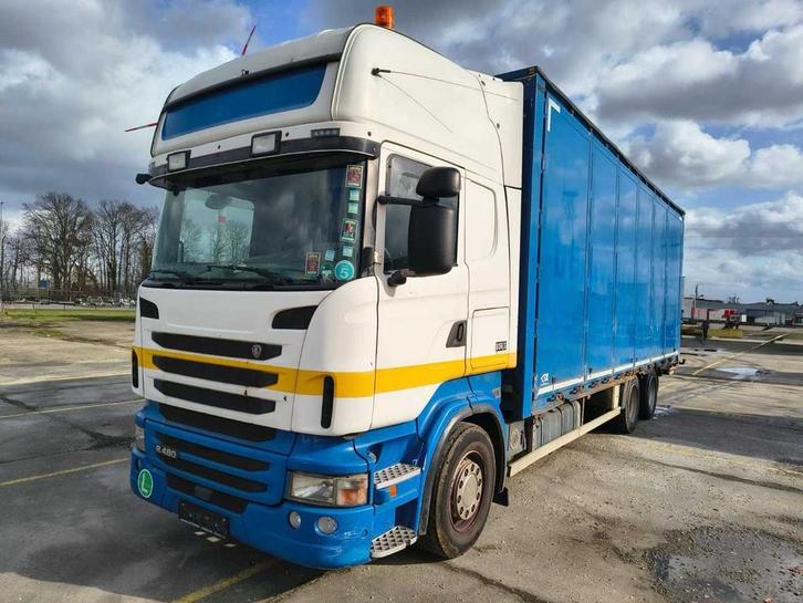 Scania R480 2011 - 6x2 rigide avec hayon arrière, Autos, Camions, Entreprise, Scania, Autres carburants
