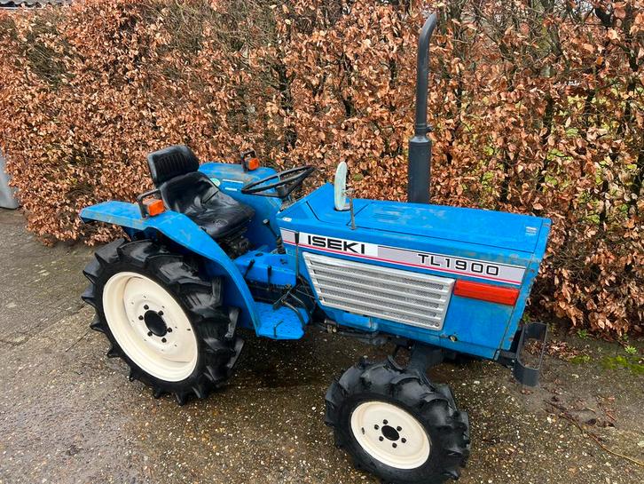 Iseki TL1900 minitractor|4x4|20PK|Frees|Culter|Ploeg|Sleep, Zakelijke goederen, Landbouw | Tractoren, Ophalen