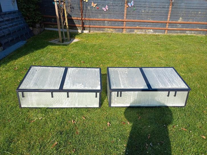 Koudebak koude kas kweekkas, Tuin en Terras, Kassen, Zo goed als nieuw, Kweekkas, Aluminium, Polycarbonaat, Ophalen