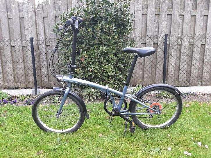 B’TWIN oxylane plooifiets met opties– Zo goed als nieuw!, Fietsen en Brommers, Fietsen | Vouwfietsen, Zo goed als nieuw, Overige merken