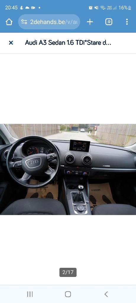 Audi A3, Autos, Audi, Particulier, A3, ABS, Régulateur de distance, Airbags, Air conditionné, Alarme, Bluetooth, Verrouillage central