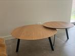 Studio Henk salontafel 90 en 70cm diameter combi, Moins de 50 cm, Rond, Chêne, 50 à 100 cm