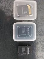 3 cartes mémoire+carte SD, Enlèvement ou Envoi, SD