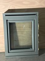 PVC schûco opendraai -en kantelraam met rooster, Ophalen, Gevelraam of Ruit, Minder dan 80 cm, 80 tot 120 cm