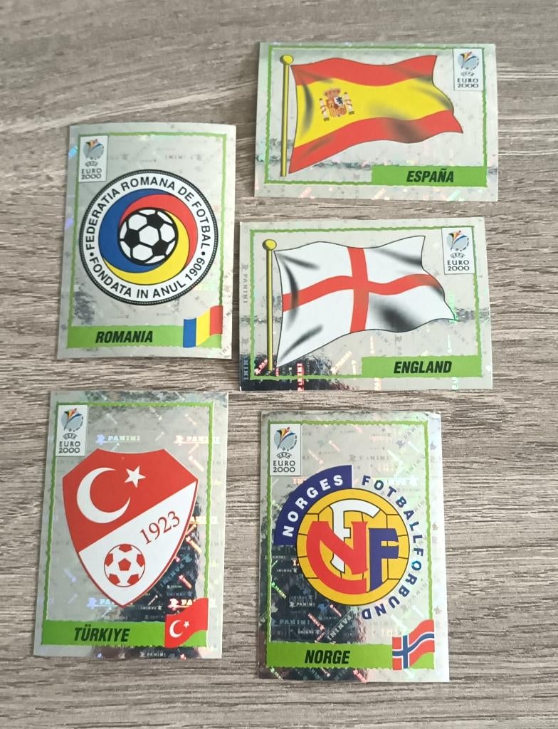 Panini Euro 2000, Envoi, Neuf, Plusieurs autocollants