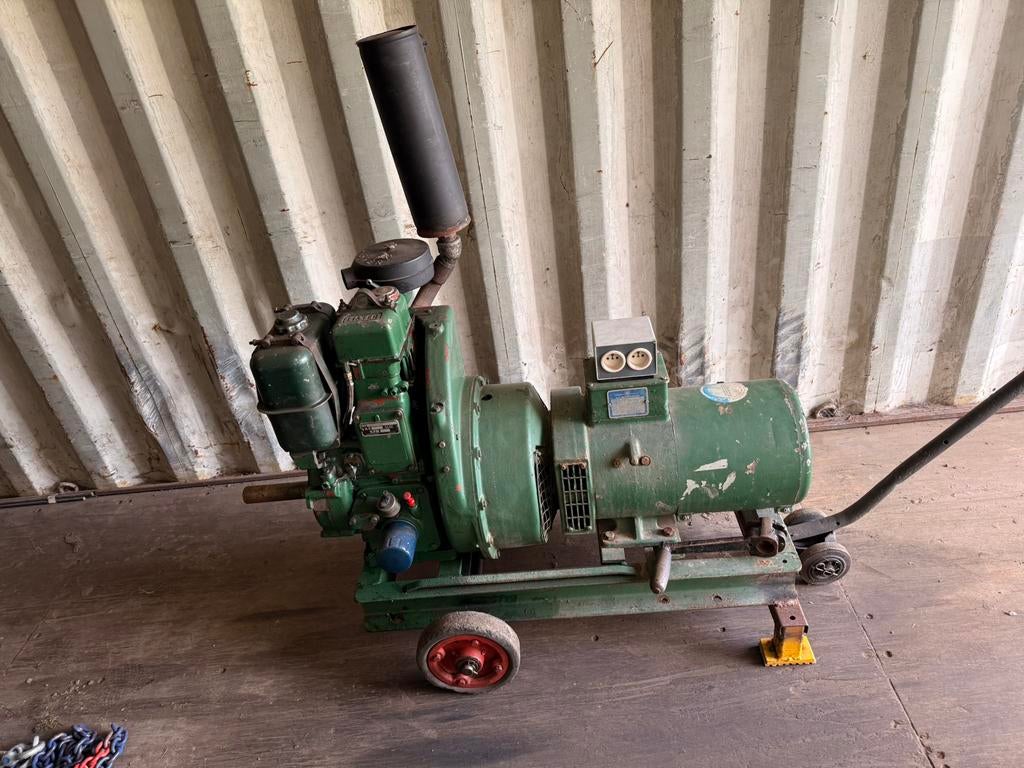 Stroomgroep diesel, Ophalen