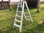 Alu trapladder solide, Ophalen, Zo goed als nieuw, Ladder, Opvouwbaar of Inschuifbaar