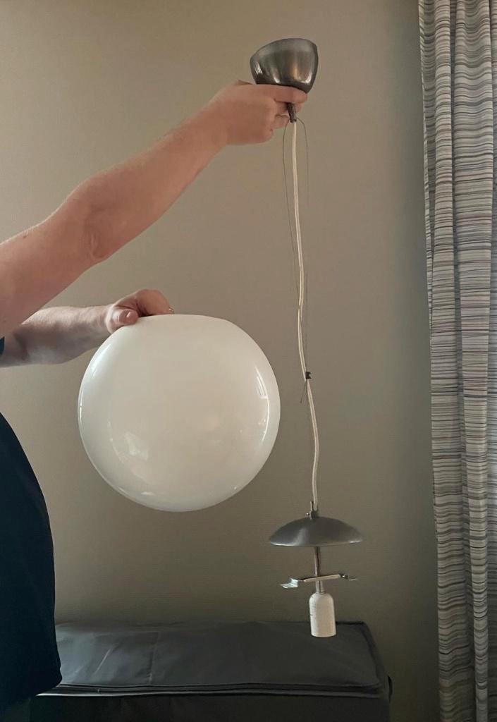 Suspension lampe Fado 30 Ikea, Maison & Meubles, Lampes | Suspensions, Utilisé, 75 cm ou plus, Verre, Métal, Enlèvement