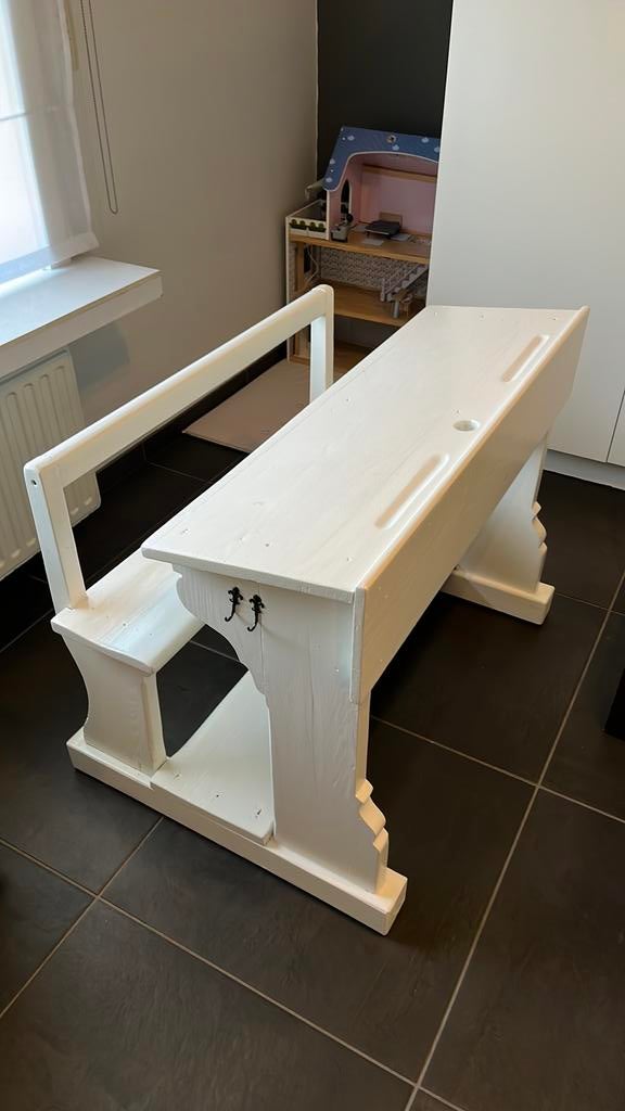 Houten bureau / lessenaar, Huis en Inrichting, Ophalen, Gebruikt, Hout, 62 cm