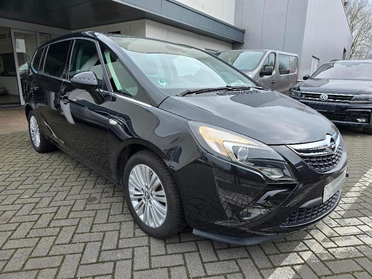 Opel Zafira Tourer 1.4 Turbo 7 Pers Pano, Navi + Garantie, Autos, Opel, Entreprise, Zafira, ABS, Airbags, Air conditionné, Bluetooth