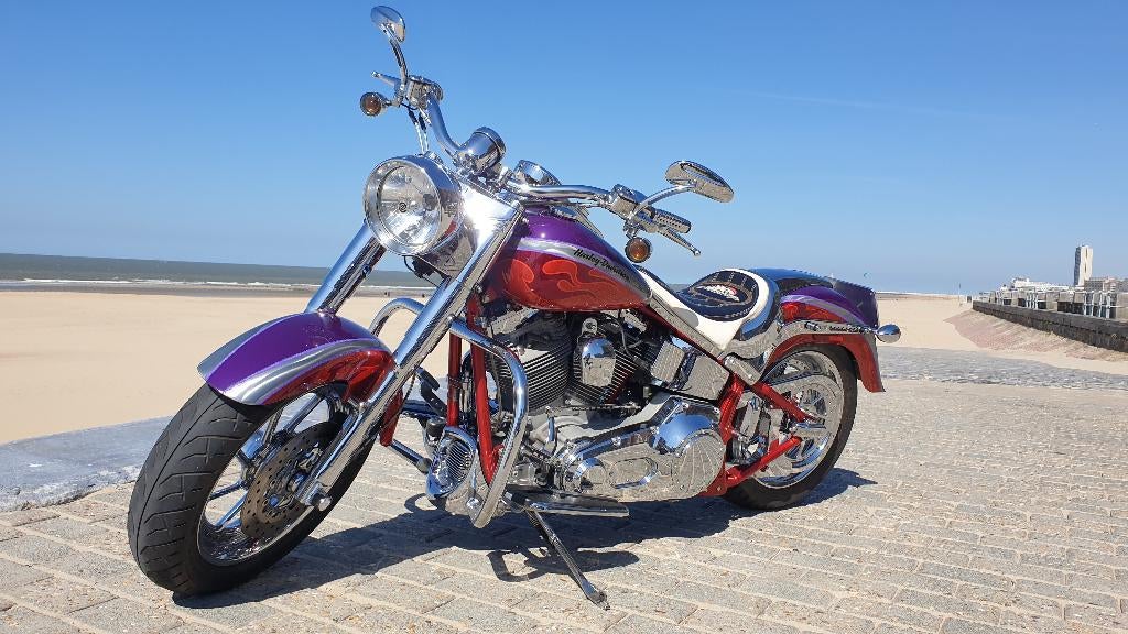Harley CVO Fat Boy FLSTFSE2 2006 – Zeldzaam – 20K km – 5HD, Tourisme, Occasion, Plus de 35 kW, Échappement sport