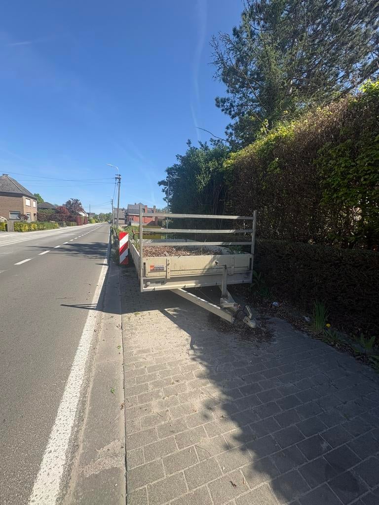 Geremde aanhangwagen  HULCO 3ton, Auto diversen, Aanhangers en Bagagewagens, Ophalen, Zo goed als nieuw