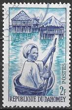Dahomey 1963 - Yvert 179 - Lokale types - Kanovaarster (ST), Verzenden, Gestempeld