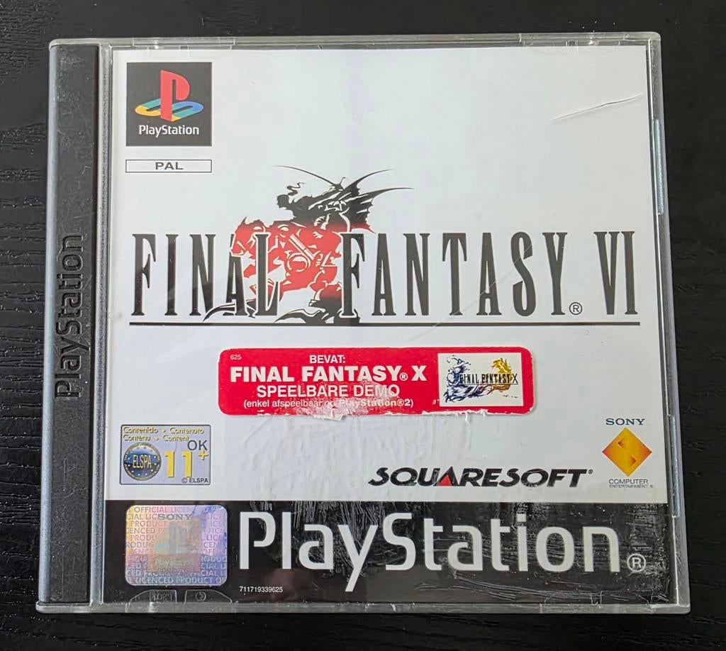 Playstation 1: Final Fantasy  VI, Ophalen of Verzenden, Zo goed als nieuw