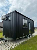 Voorjaarsactie!  Tiny House met airco – direct beschikbaar!, Caravans en Kamperen, Mobilhomes, Bedrijf, Ladder, Airconditioning