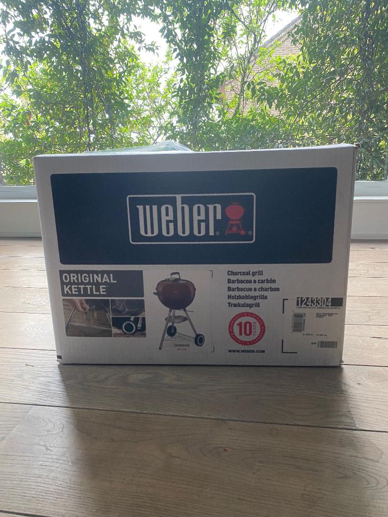 Weber BBQ Original Kettle 47 cm Nieuw in doos – Crimson rood, Ophalen of Verzenden, Nieuw, Weber